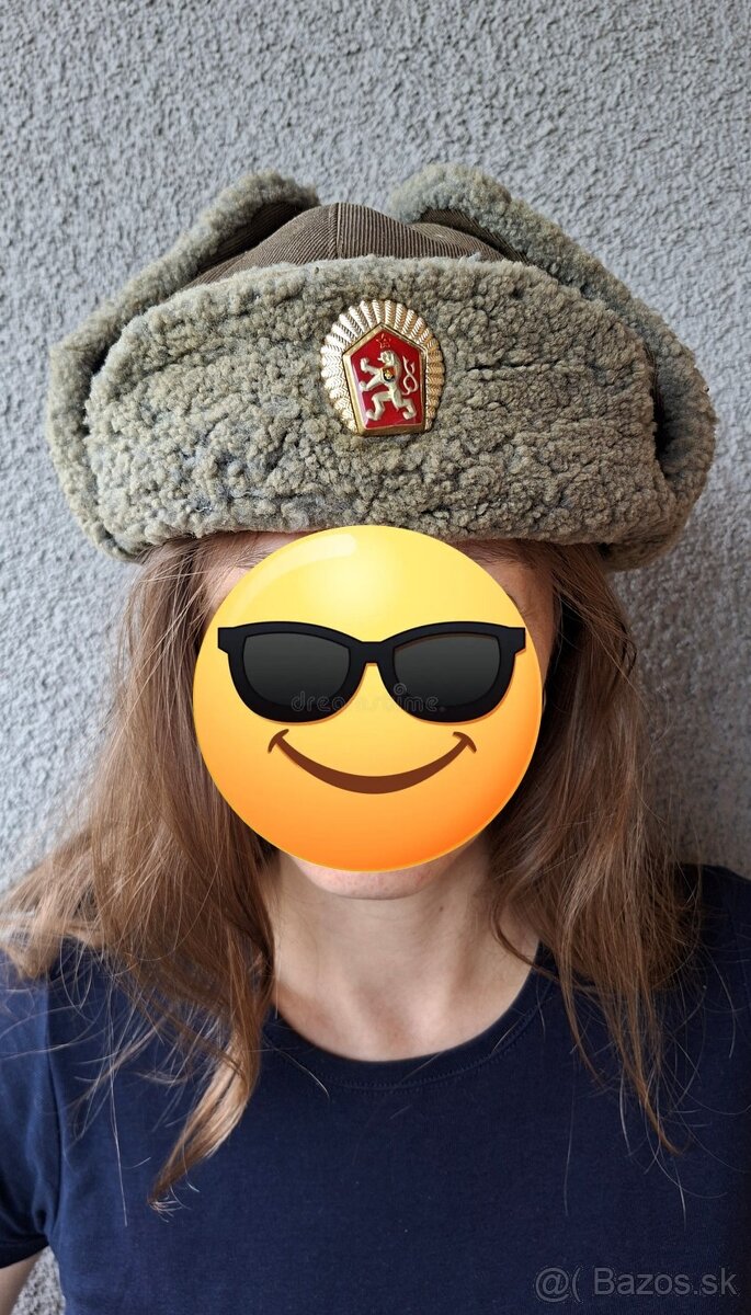 ČSĽA, Armáda - Beranice - Cold War military ushanka original - 2