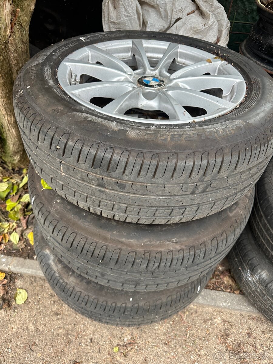 Disky s letnými gumami bmw 5x120 205/60 r16 - 2