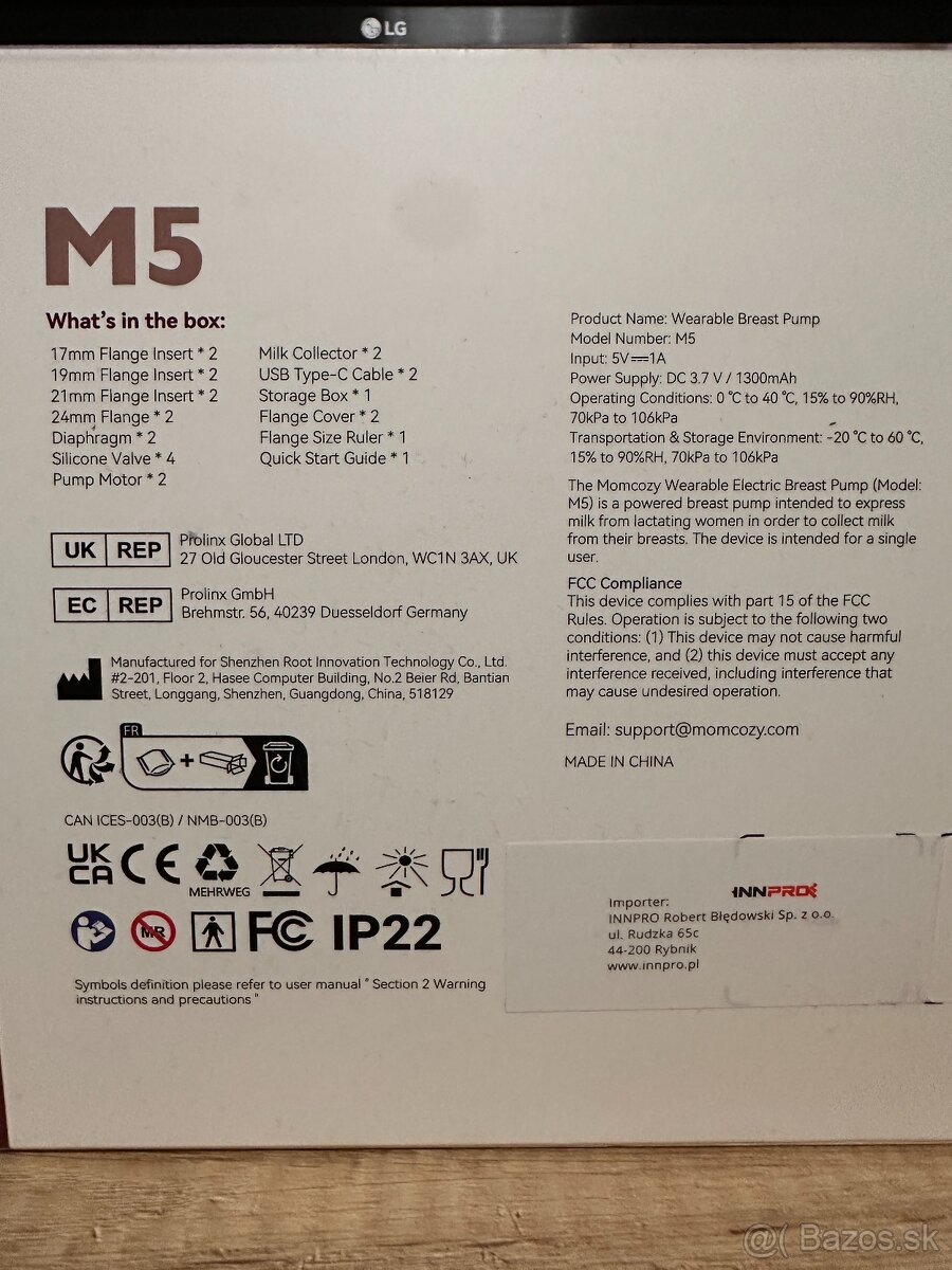 Odsávačka mlieka Momcozy M5 - 2