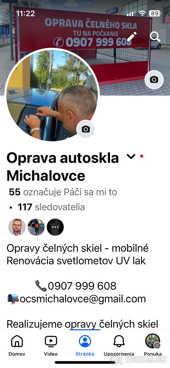 Oprava čelného skla - 2