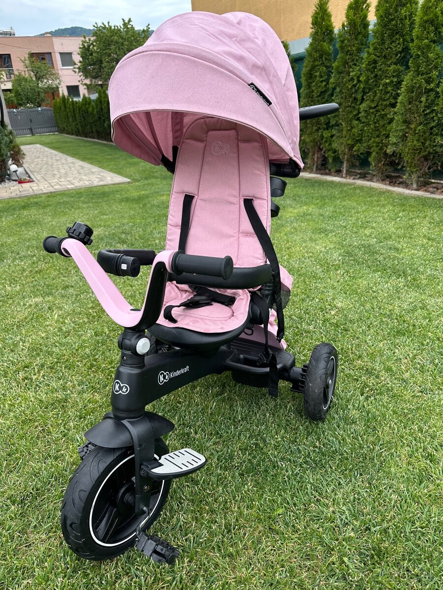 Kinderkraft 5 v 1 trojkolka otočnú - 2