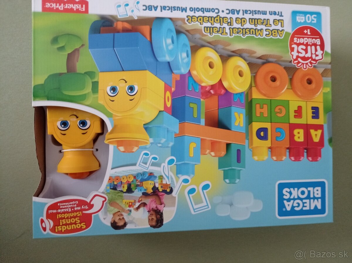 Mega blocs vlak nový - 2