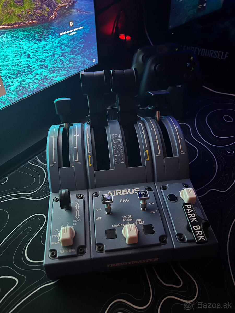 Thrustmaster TCA Airbus (komplet balíček+pedále) - 2