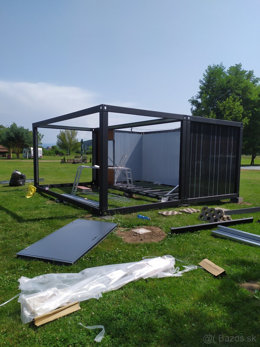 Zateplená chatka s terasou (18m² + 18m²) - 2