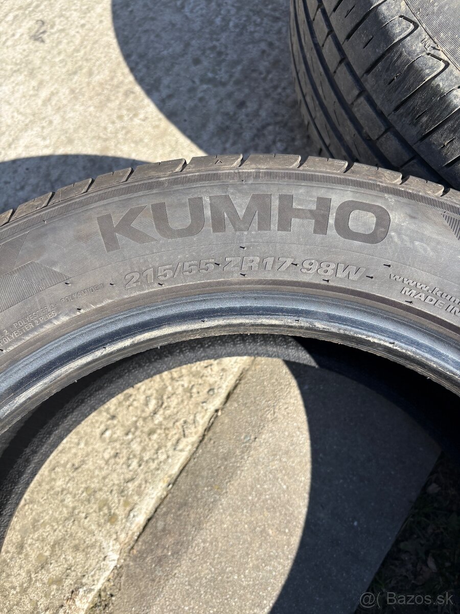 Letne Pneumatiky 215/55/R17 - 2