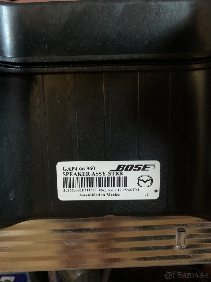 Bose subwoofer mazda 6 - 2