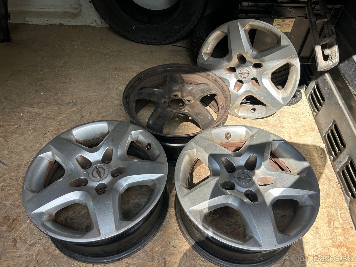 Plechové disky opel 16” - 2