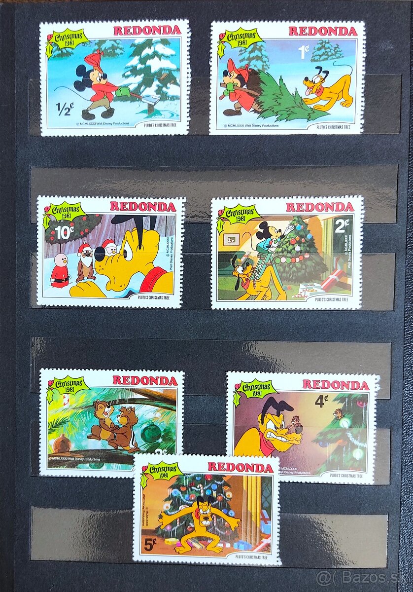 Poštové známky + album - 2