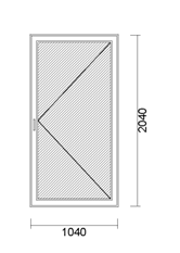 Vchodové dvere 1040x2040 - 2