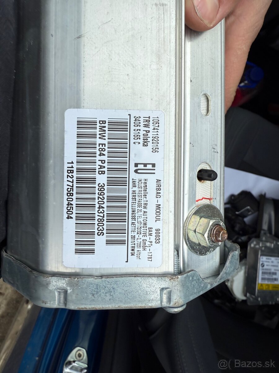 BMW X1 E84, airbagova sada, bezpečnostné pasy, jednotka - 2