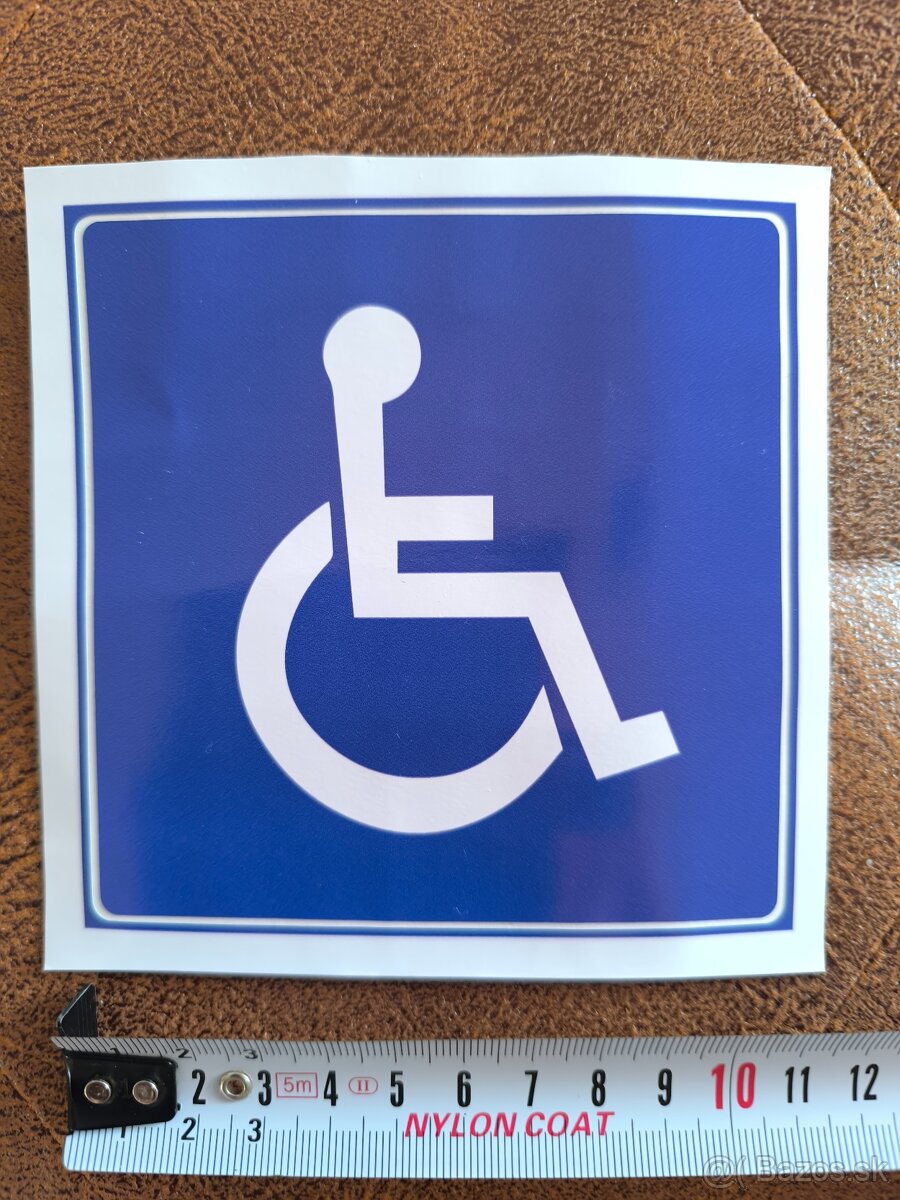 Označenie invalidný pasažier - 2
