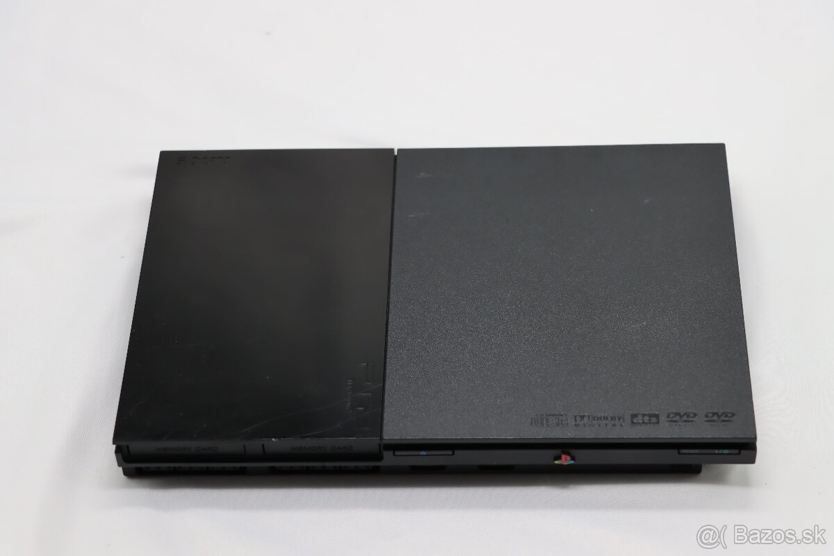 PlayStation 2 Slim SCPH-90004 +Burnout 3 + príslušenstvo - 2