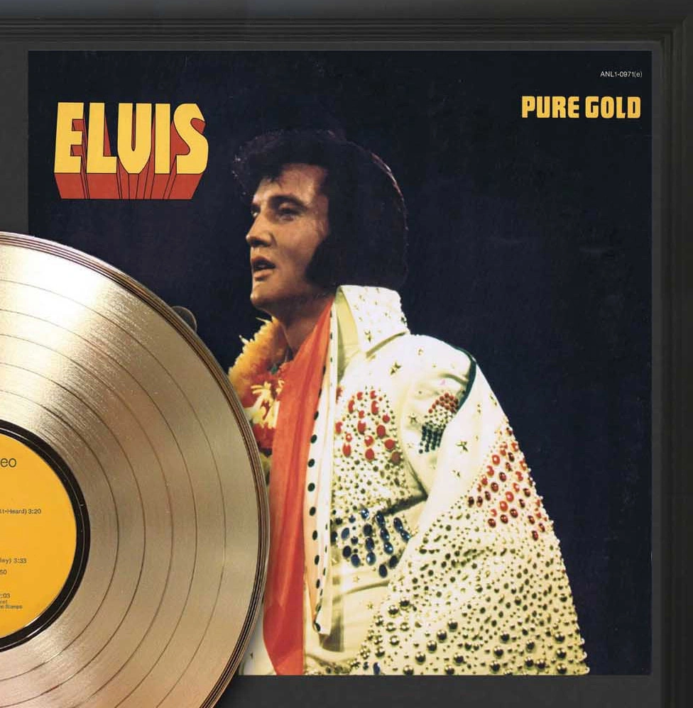 Exkluzívny zberateľský rám Elvis Presley - Pure Gold - 2