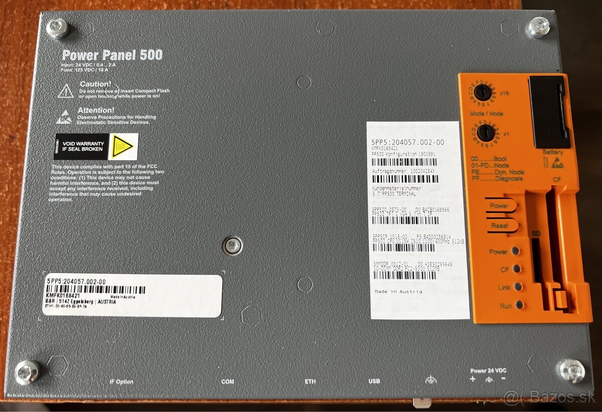 Aktualne Predám B&R Power Panel 500 - 2