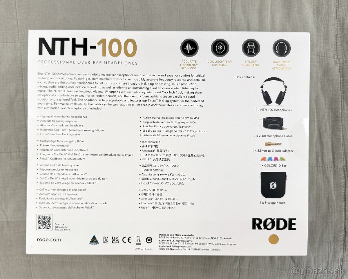 Rode NTH-100 WH Štúdiové slúchadlá White / Biela - 2