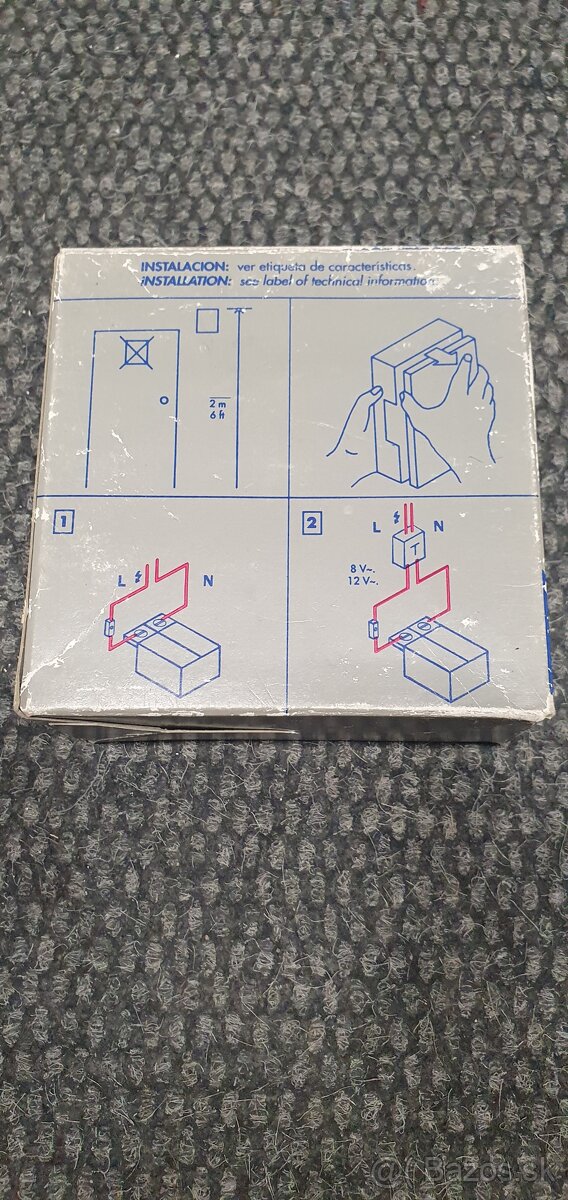 Domovy melodicky GONG, domaci zvoncek DC/AC 6 az 12V - 2