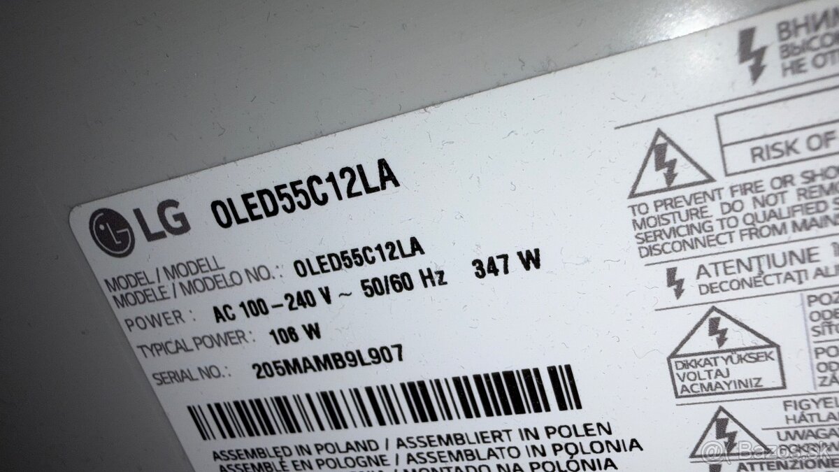 LG OLED55C12LA 55” - 2