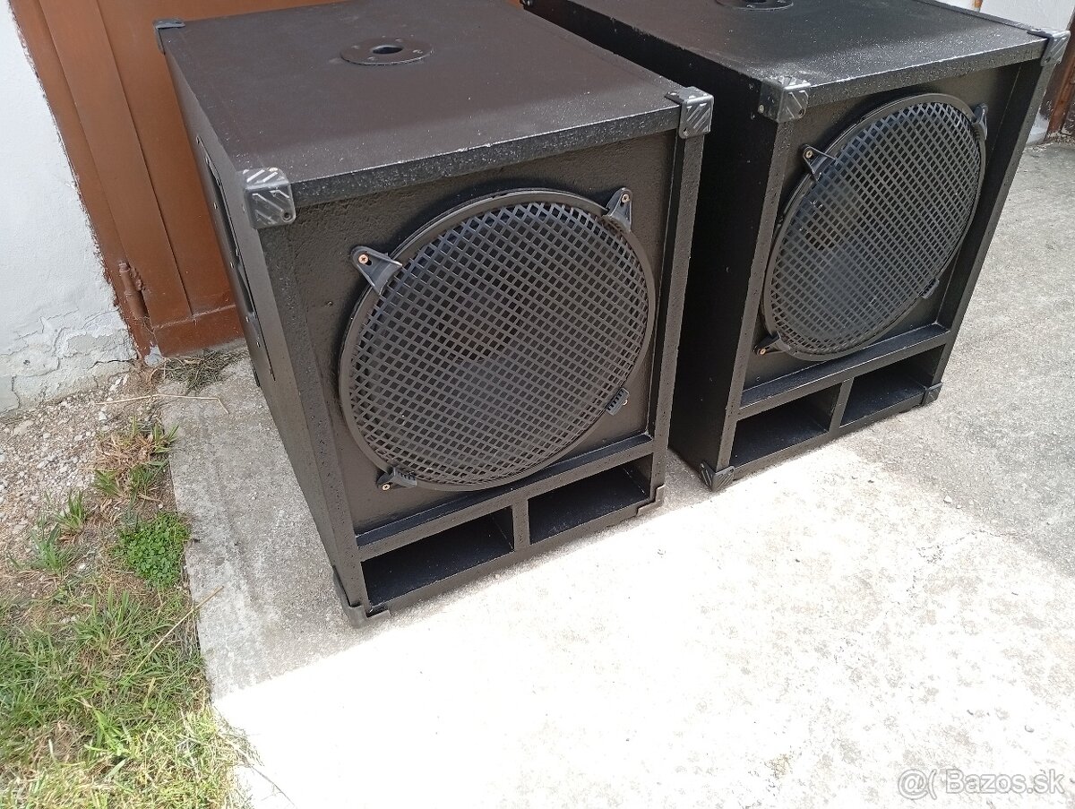 Basové reprobedne 15" 600/1200W - 2