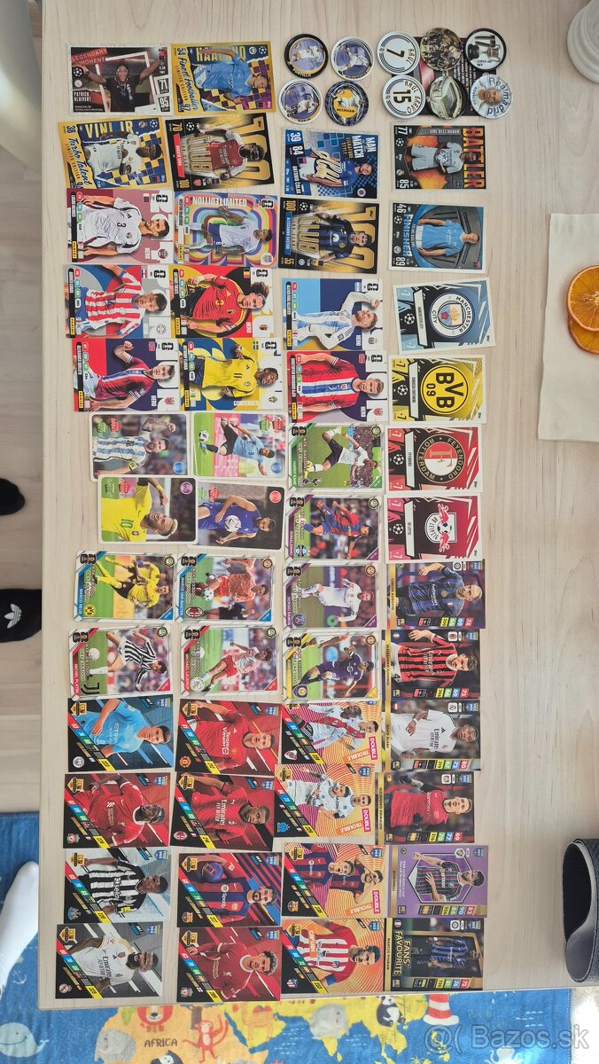 Futbalové kartičky- mix - 2