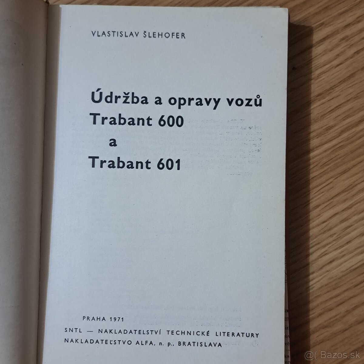 Údržba a opravy TRABANT 600 a 601 - 2
