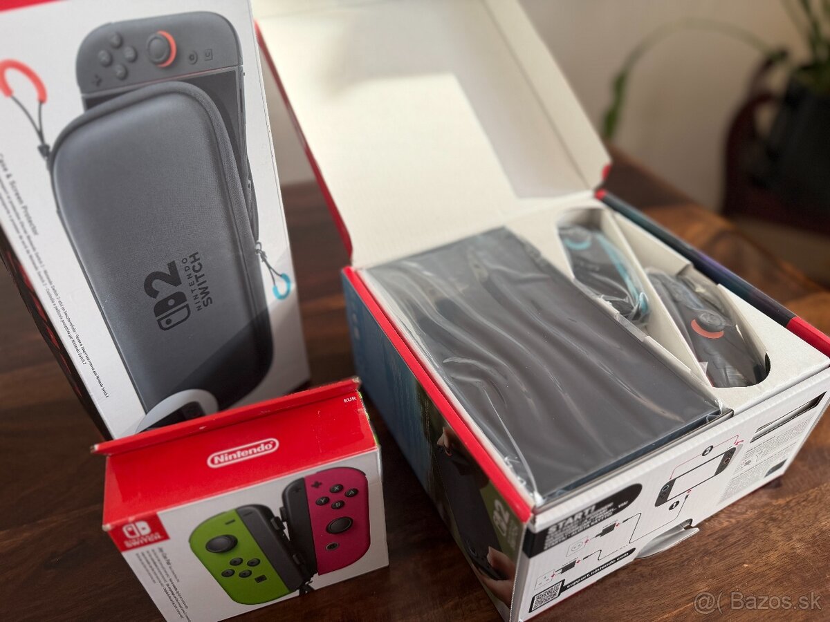 Nintendo Switch 2 + puzdro + Joy-Con + Mario Kart World - 2