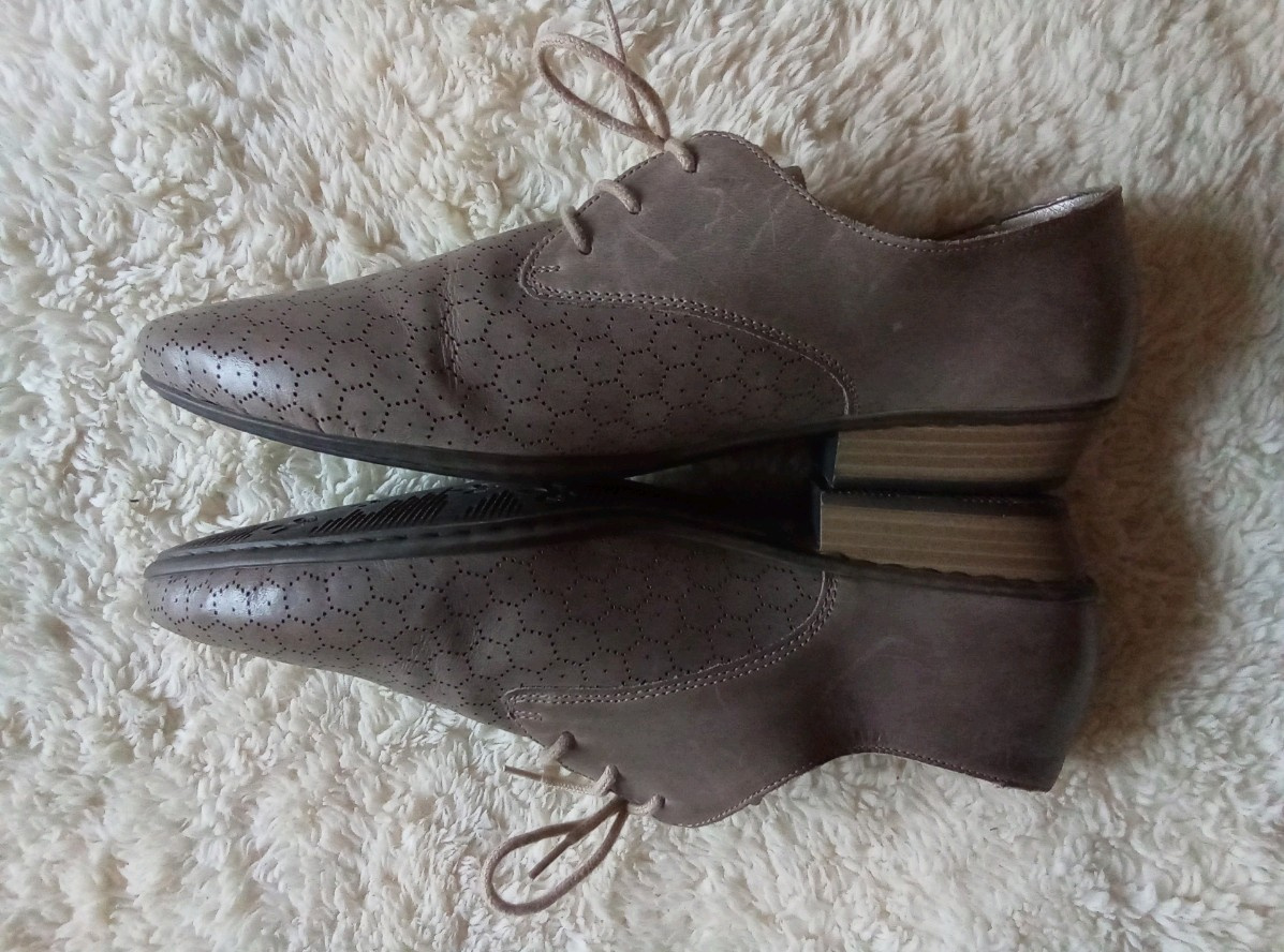 Rieker Dámske Kožené Poltopánky Veľkosť 39 - Nové - 2