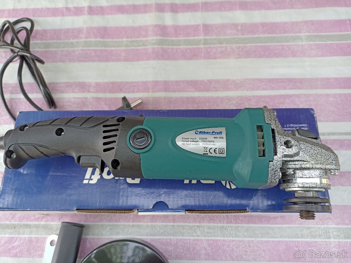 Uhlová brúska Riber profi / 125 mm / 1000W - 2