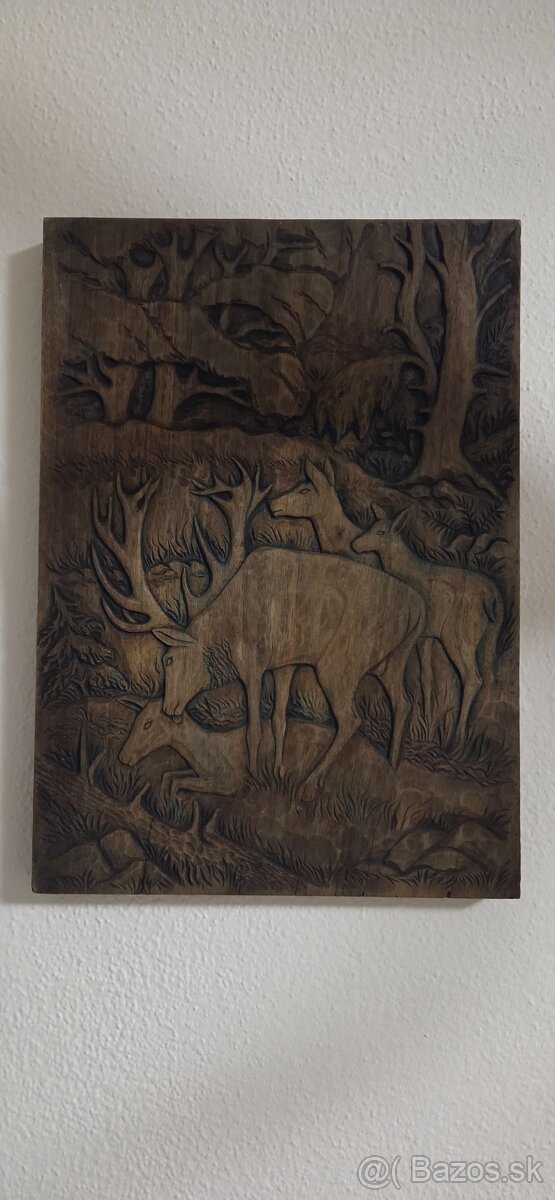 Obraz drevorezba - 2