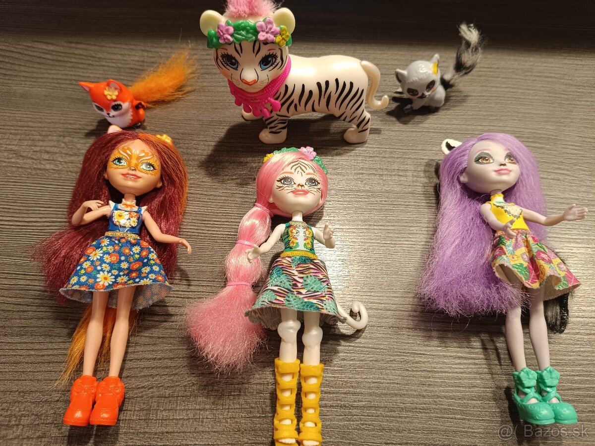 3x Enchantimals - Tiger, líška a lemur - 2