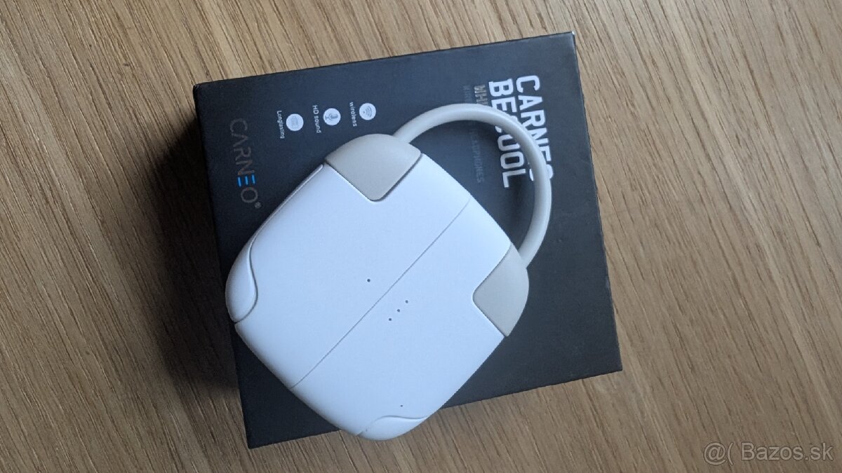 Slúchadlá Carneo Becool - biele - 2