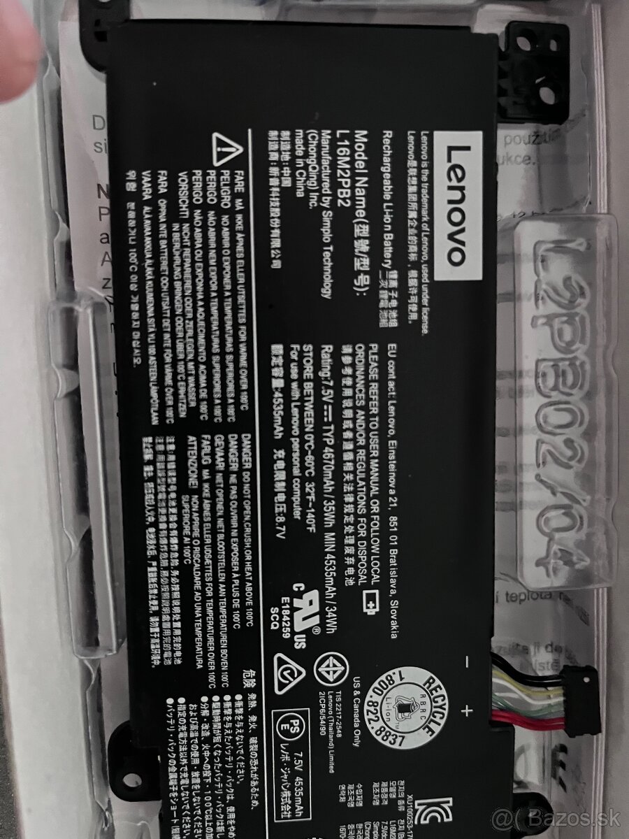 Bateria do notebooku nova - 2