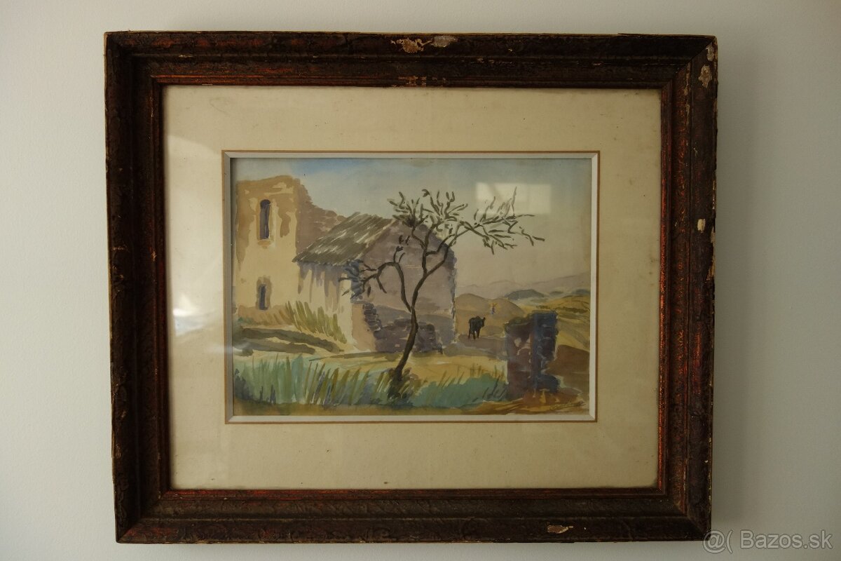 Obraz - Akvarel v ráme - 2