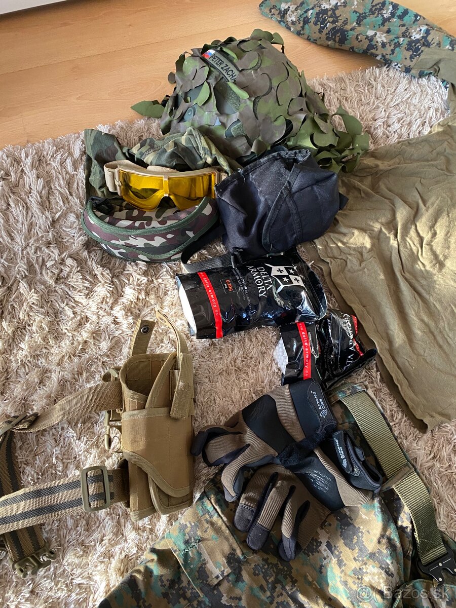 Predam airsoft vystroj+zbrane - 2