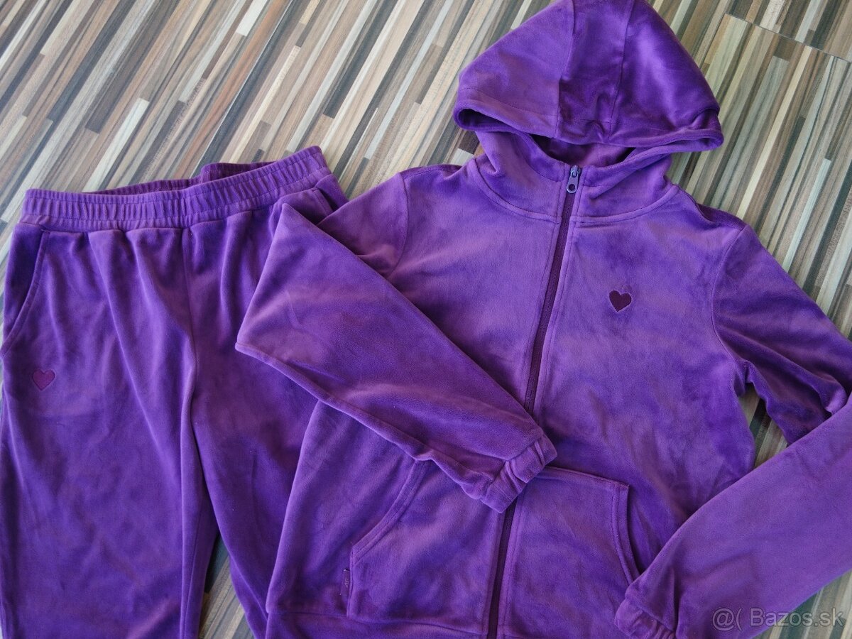 Velúrová tepláková súprava 4f - 2