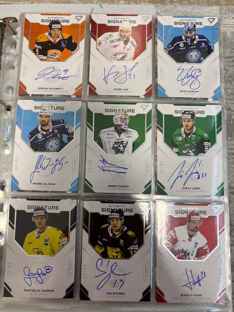 Hokejové kartičky - 2