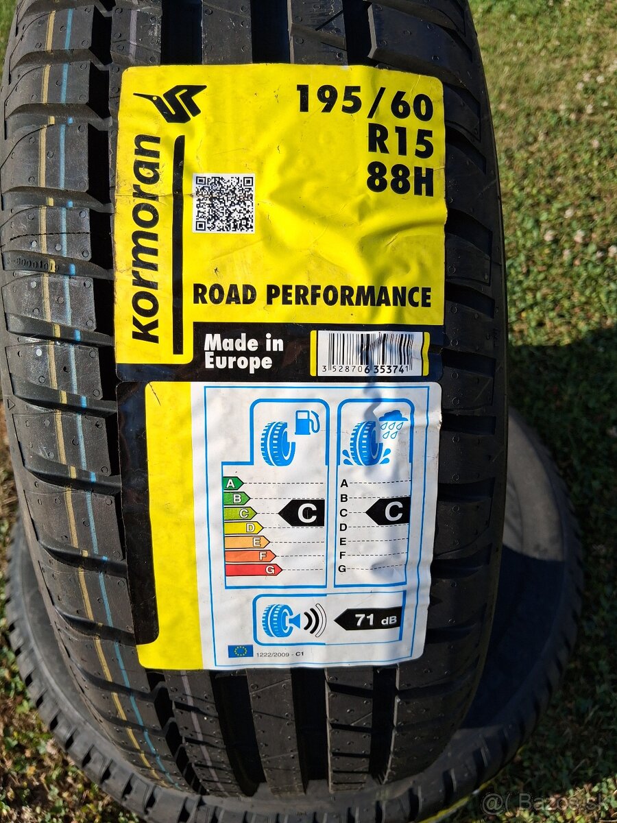 195/60 r15 letne pneumatiky - 2
