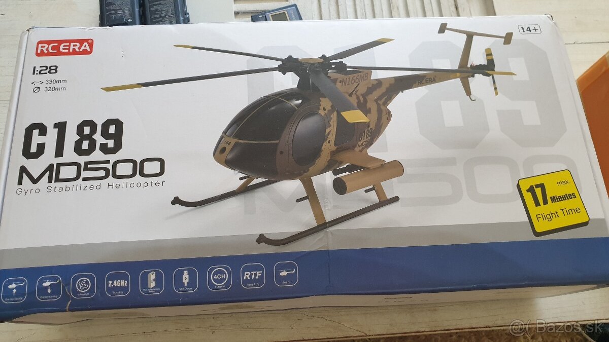 Rc vrtulnik rc era MD 500 c189 - 2