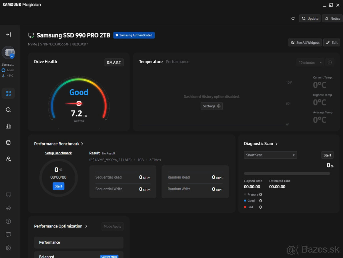 samsung 990pro 2TB zaruka datacomp - 2
