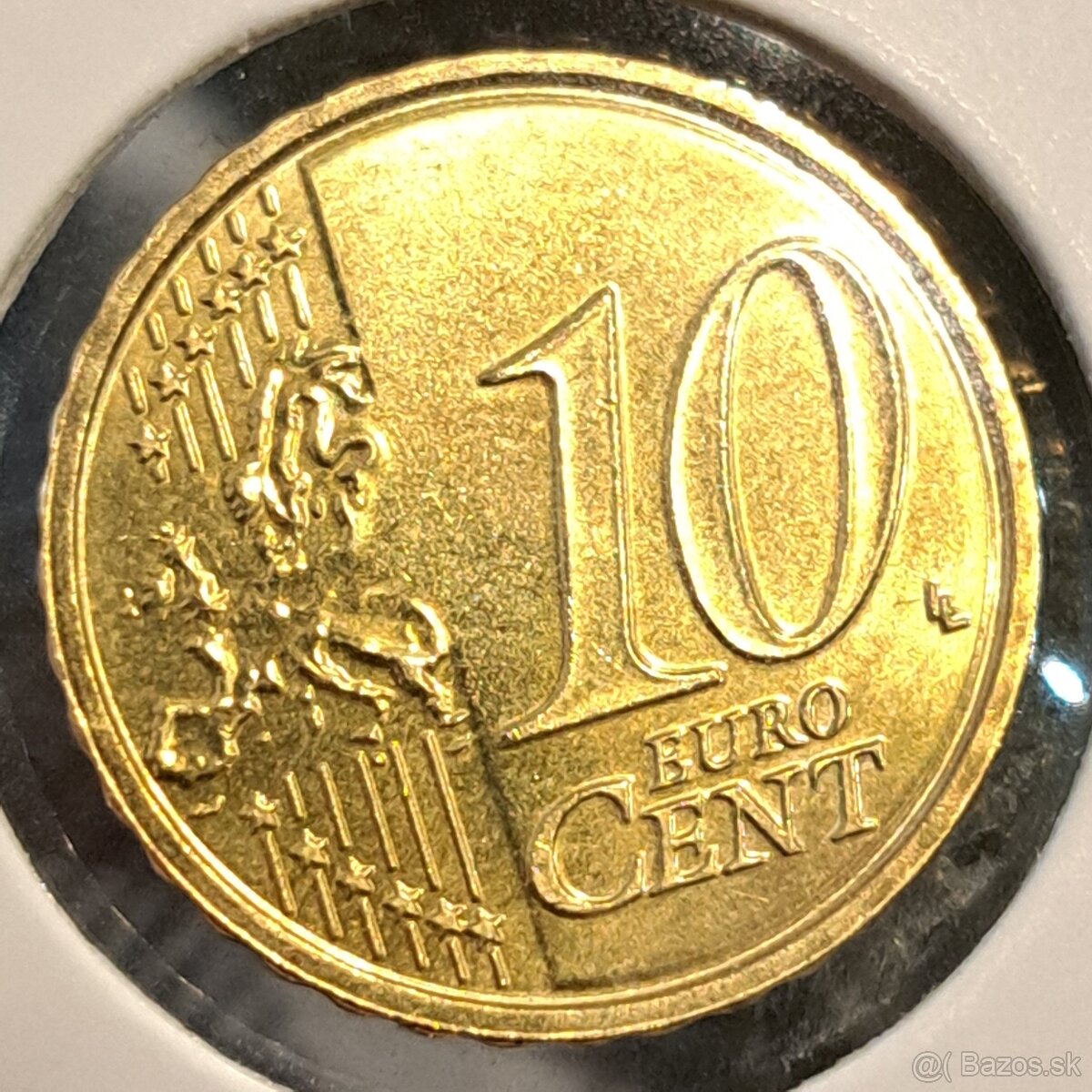 Mince 10 euro cent chyboražba - 2