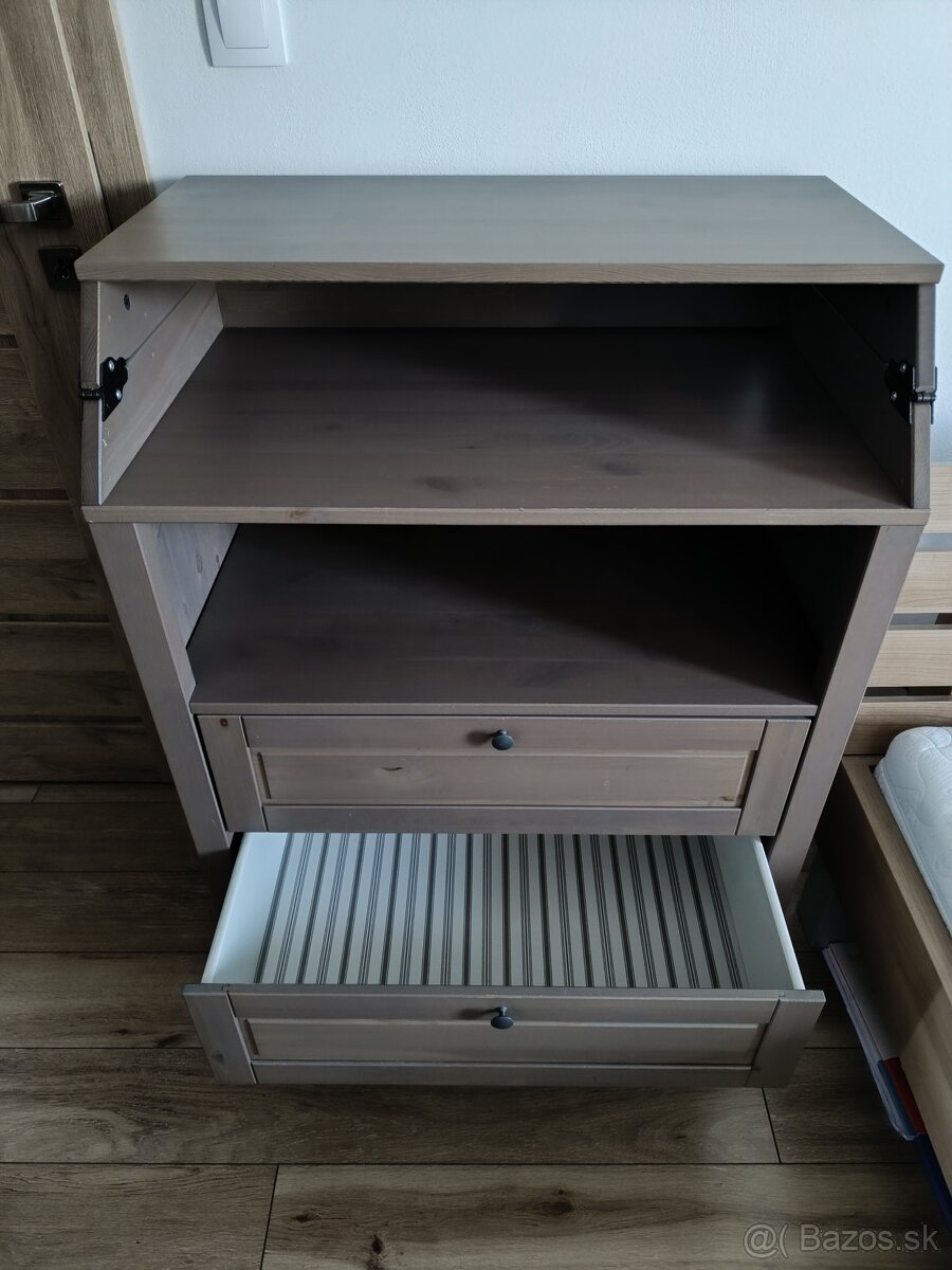 Komoda Sundvik IKEA siva - 2
