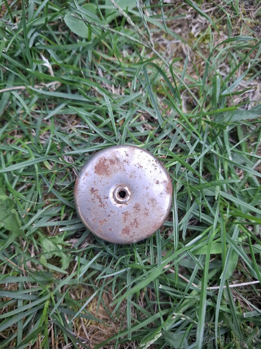 Retro oceľový zvinovací meter - funkčný - 2