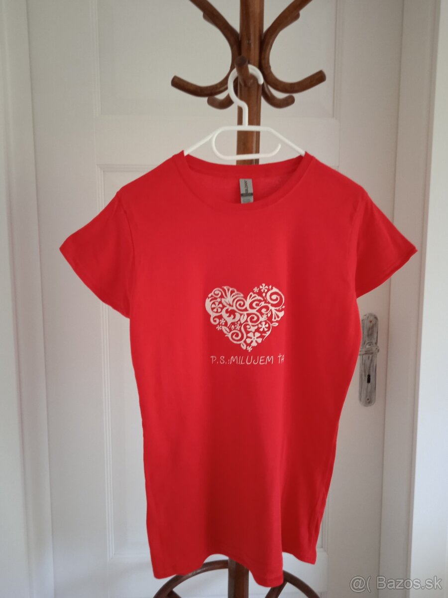 Tričko "Milujem ťa" L - 2