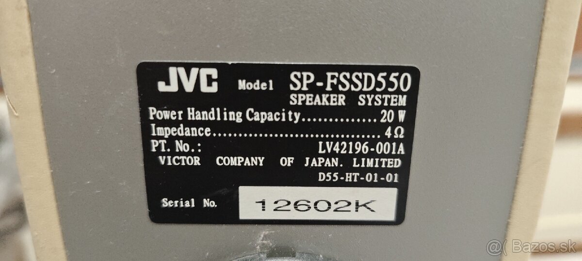 Kupim sirokopasmovy reproduktor JVC - 2