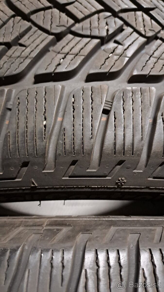 Predám 2ks jazdené zimné 235/45r18-98V Fulda - 2