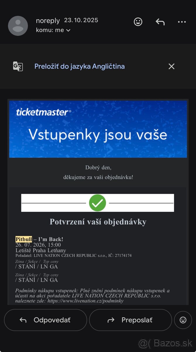 Pitbull - Praha 26.7. - 2