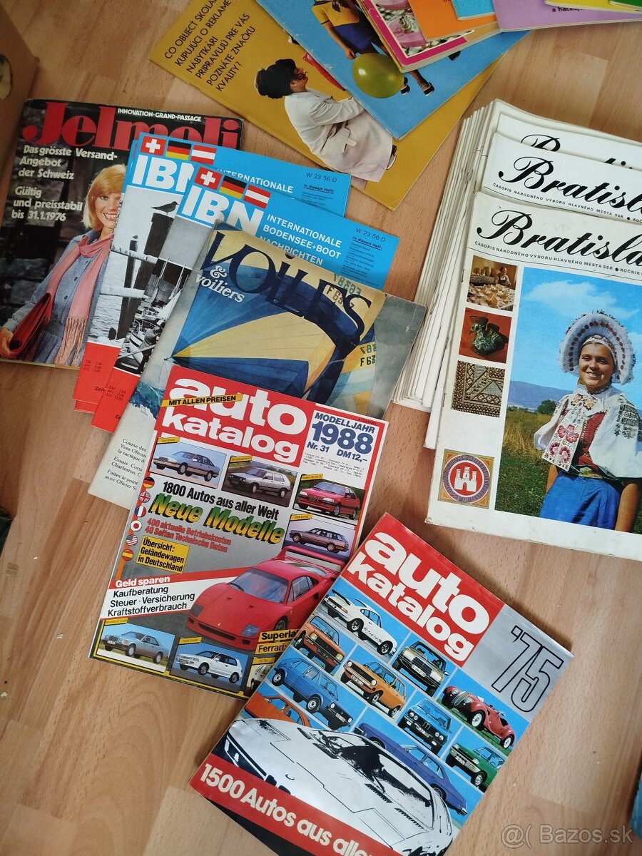 Retro časopisy, katalógy - 2