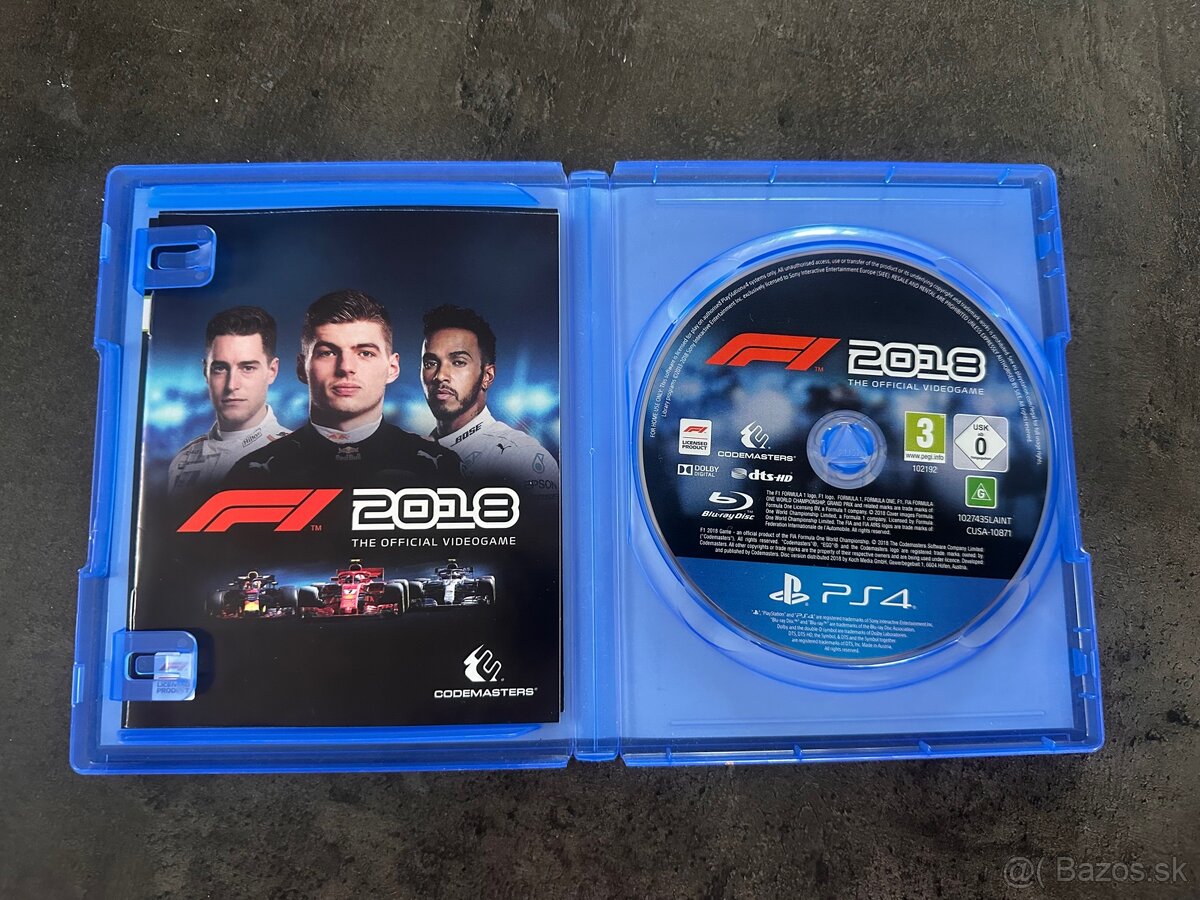 PS4 hry – F1 2018 Headline Edition + Civilization VI - 2