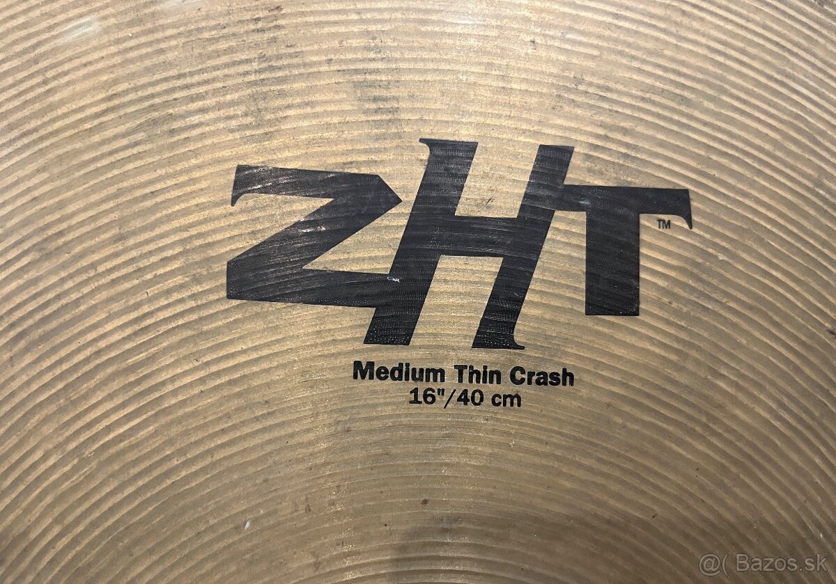 ZILDJIAN ZHT MEDIUM THIN CRASH 16" - 2