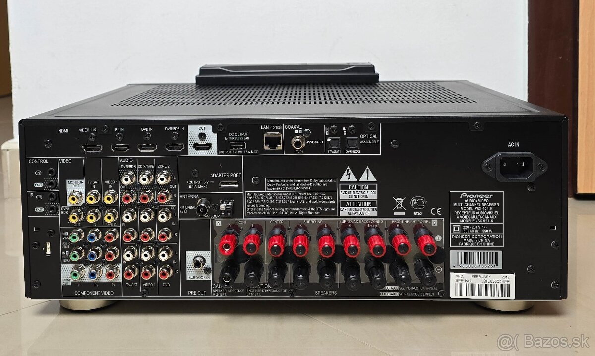 Pioneer VSX-921 / AirPlay / internetove radia / USB - 2