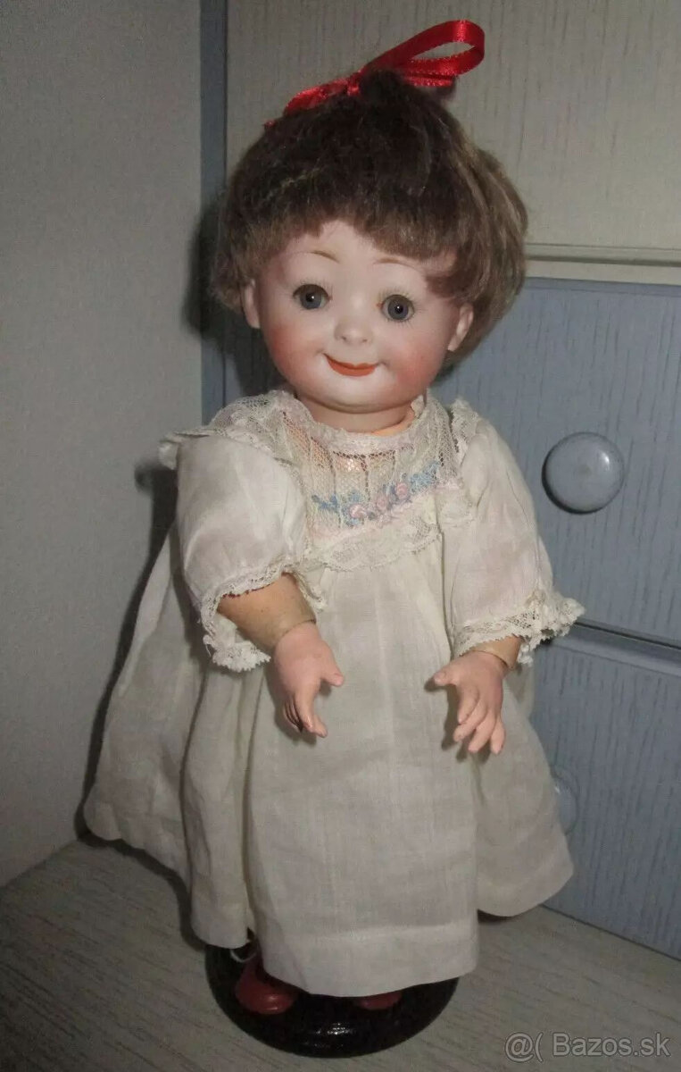 Vzácna STAROŽITNÁ porcelánová forma na bábiku 173-1 od Herte - 2